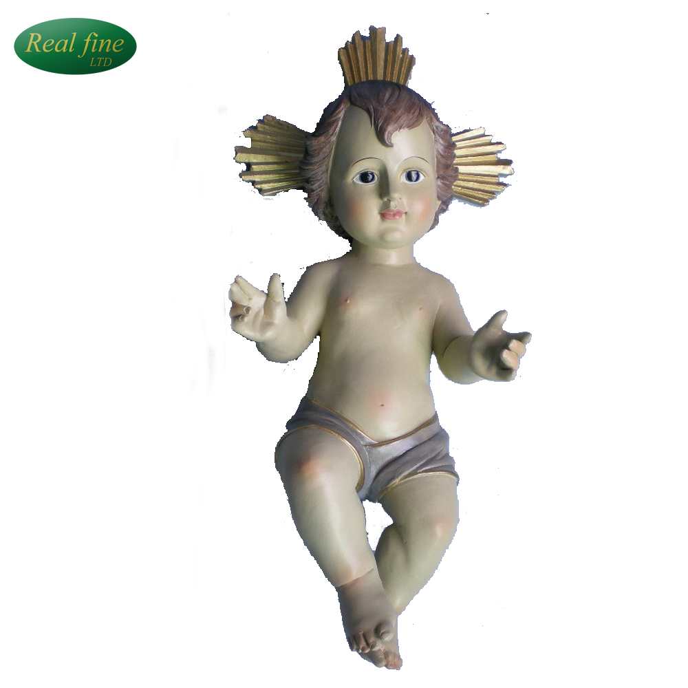 Hot Sale Custom Design Resin Jesus Baby Statue