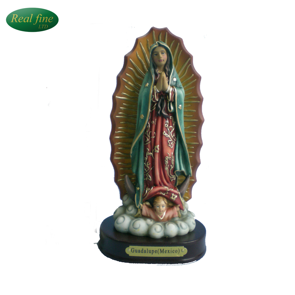 The Resin Our Lady Of Guadalupe Statue, Religious Figurine in Resin