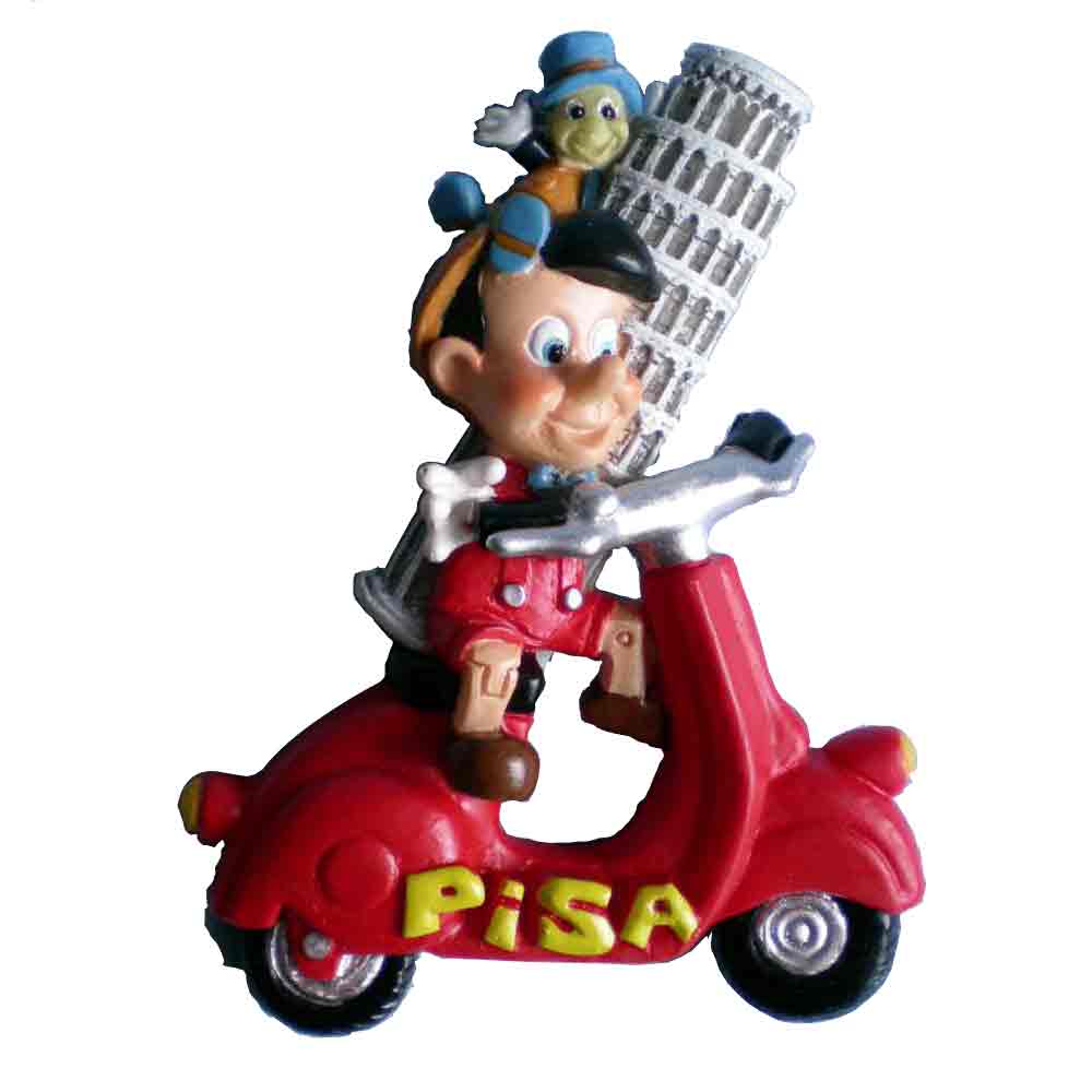 tourist souvenirs resin italy pisa fridge magnet for sale