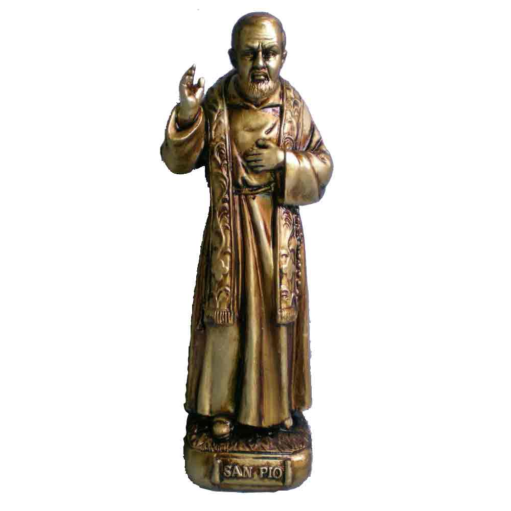 Custom Resin Catholic Saint Padre Pio Statue for Home Decoration