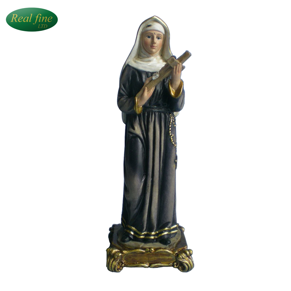 Resin St Saint Statue Catholic Figure Religious Figurine Sculpture