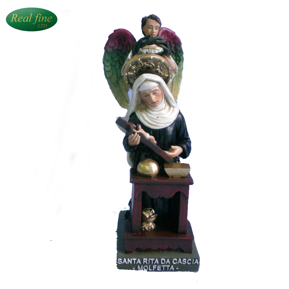 Resin Sculptures Staues of 13.5 SANTA RITA DA CASCIA