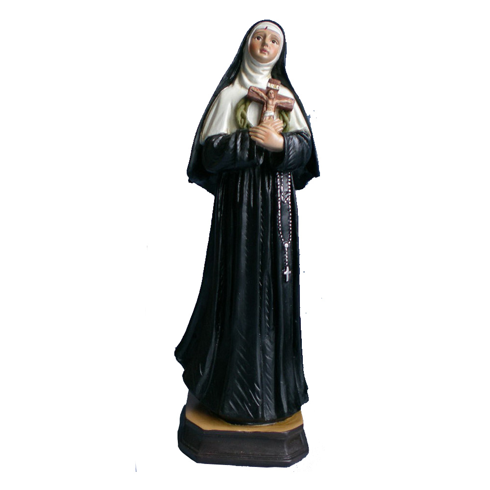 Resin Saint Rita for Home Decoration