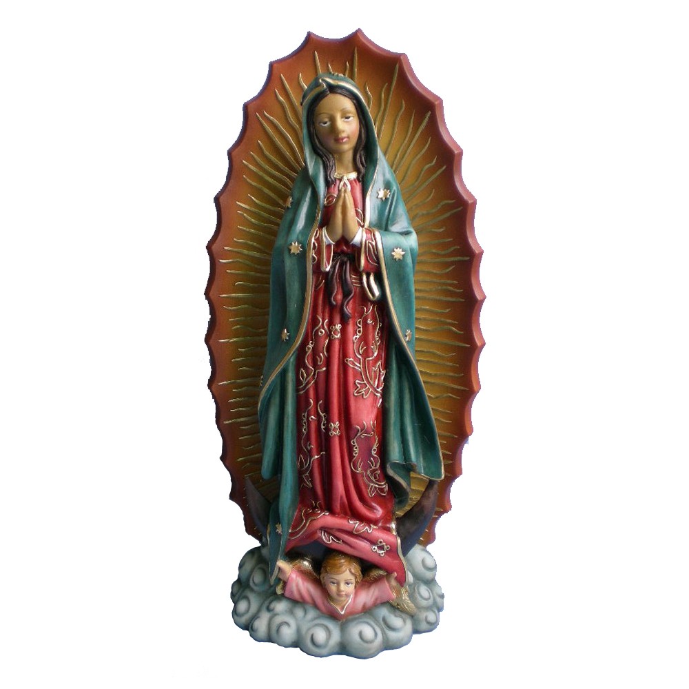 Resin Religious Statue Resin Our Lady Of Guadalupe Figurine