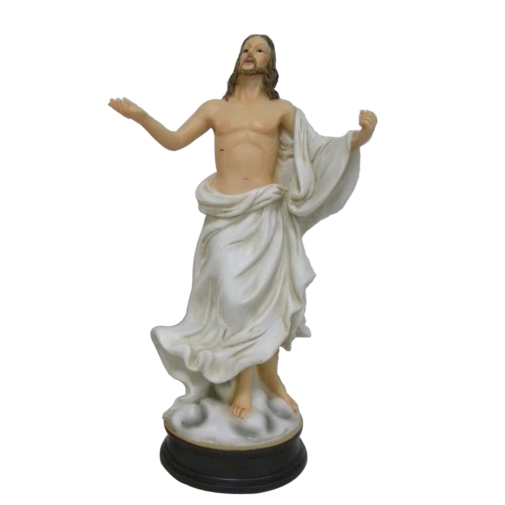 Wholesale Hand Made Polyreisn White Jesus Statue