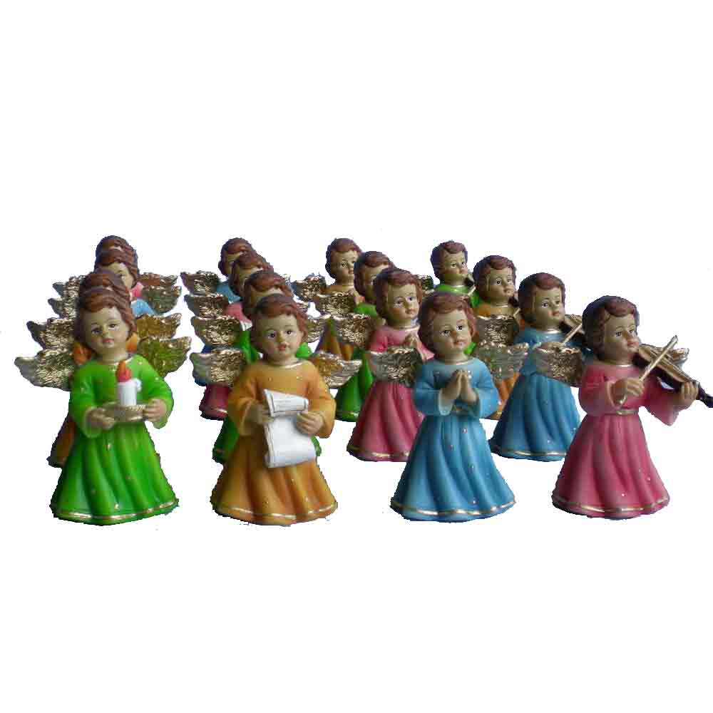 Wholesale Cutstom Design Small Angel Figurines Polyresin