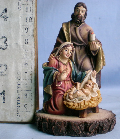 resin holy family ,scene nativity,wisemen religion decoration