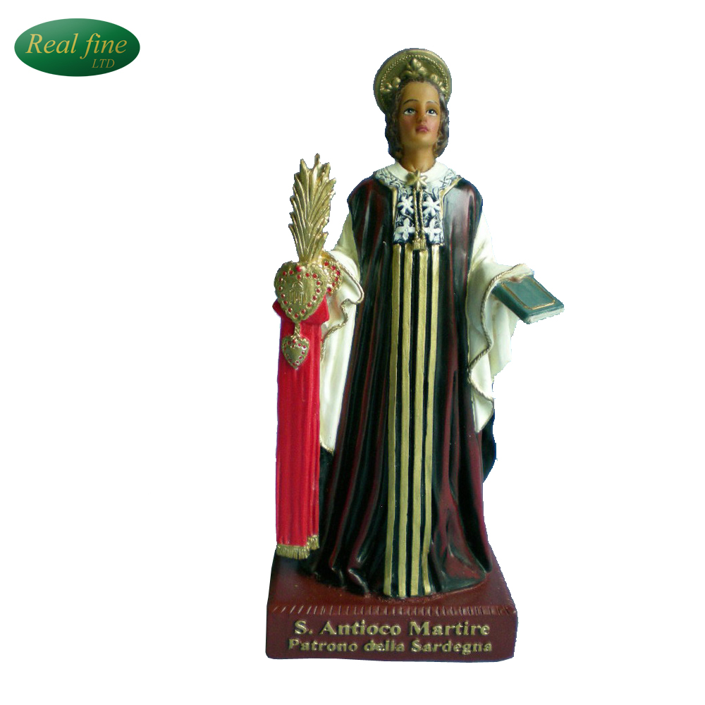 Resin Antioco Martire Patrono Sardegna Religious Statue