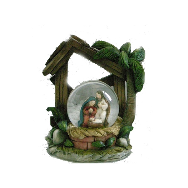 Wholesale Nativity Set Holy Family Resin Religious Snow Globe