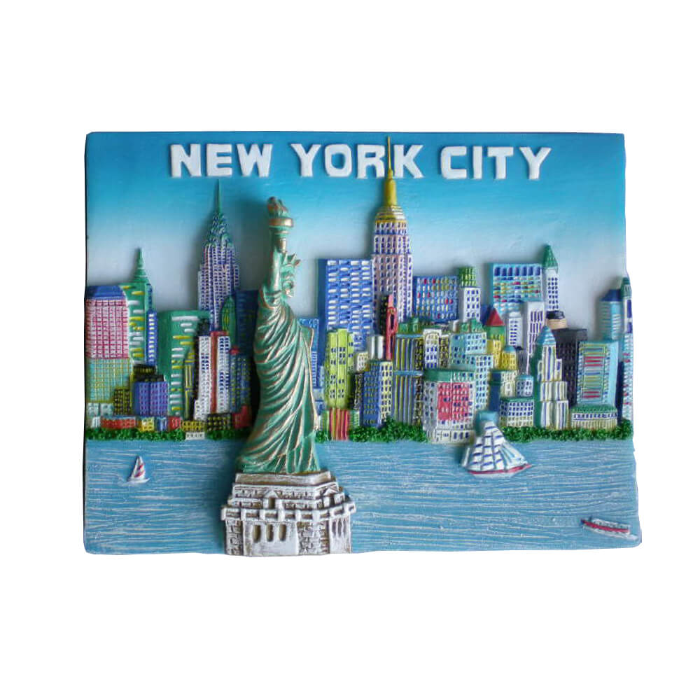 wholesale new york city souvenir polyresin fridge magnet