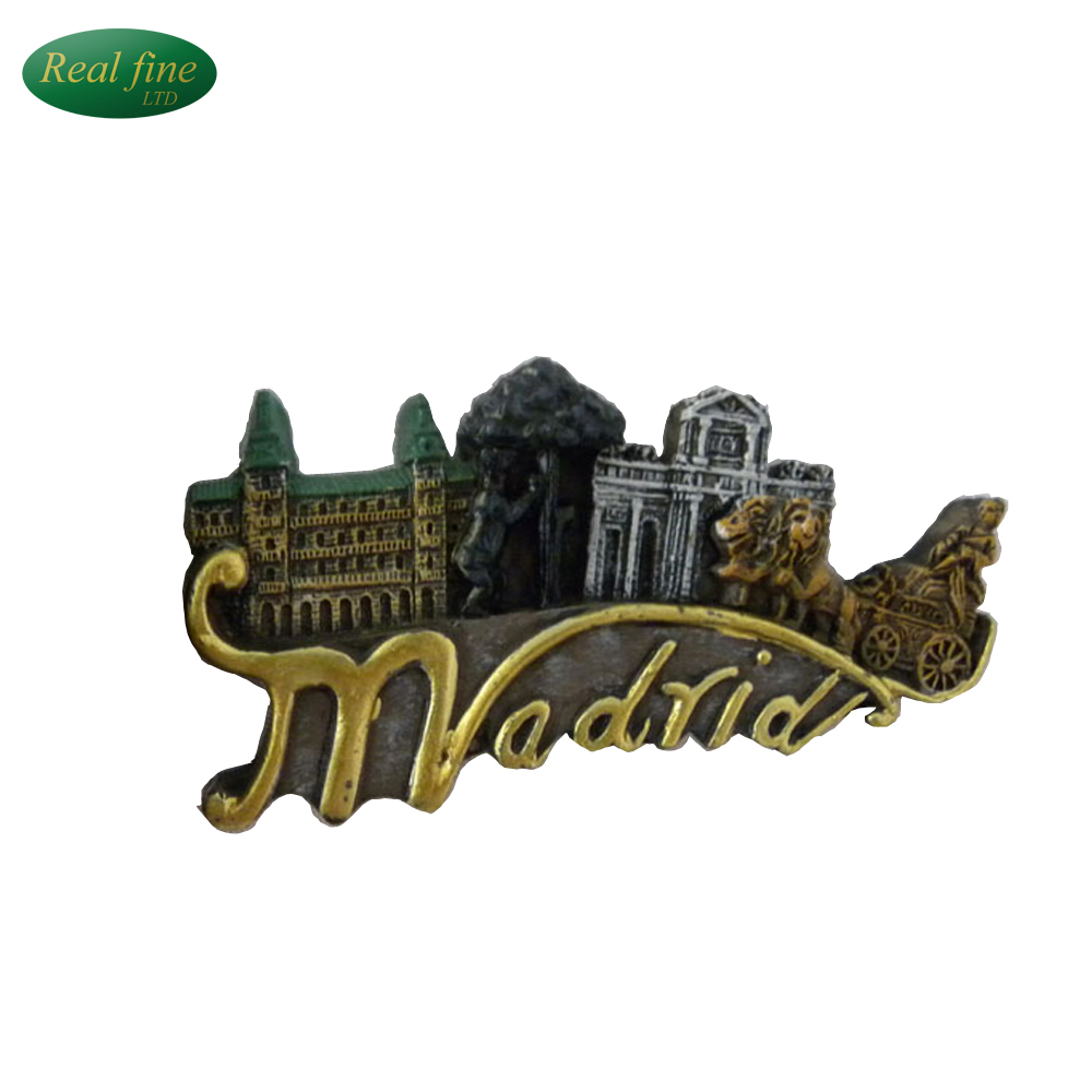 Best Selling Product Resin 3D Madrid Souvenir Fridge Magnet