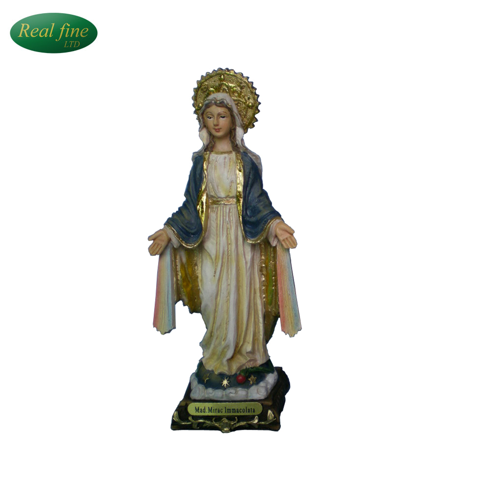 Resin religious virgin mary statue decoration for sale